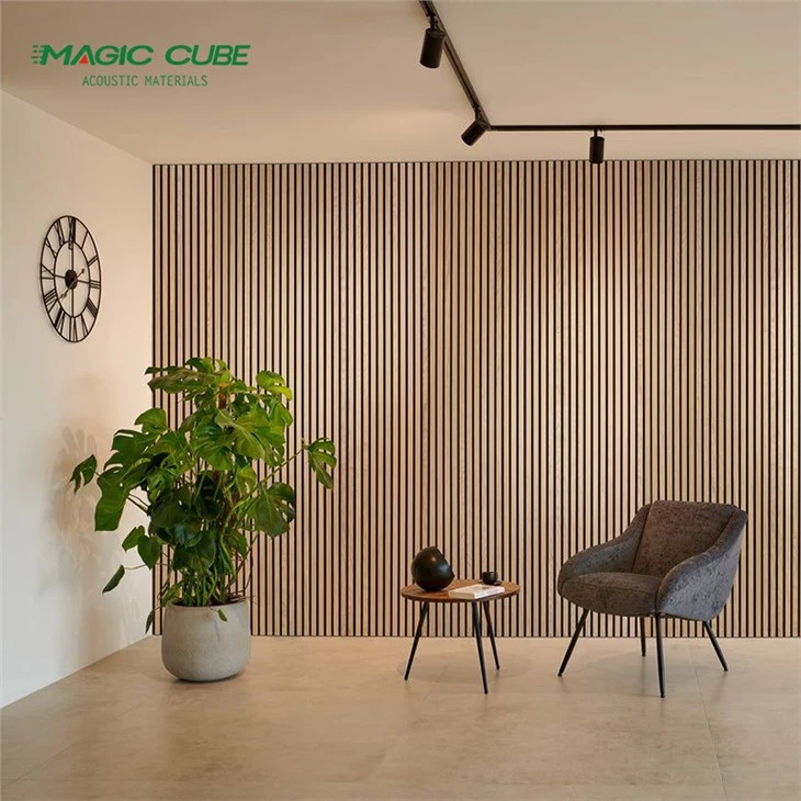 Decorative Soundproofing Wooden Slats Wall
