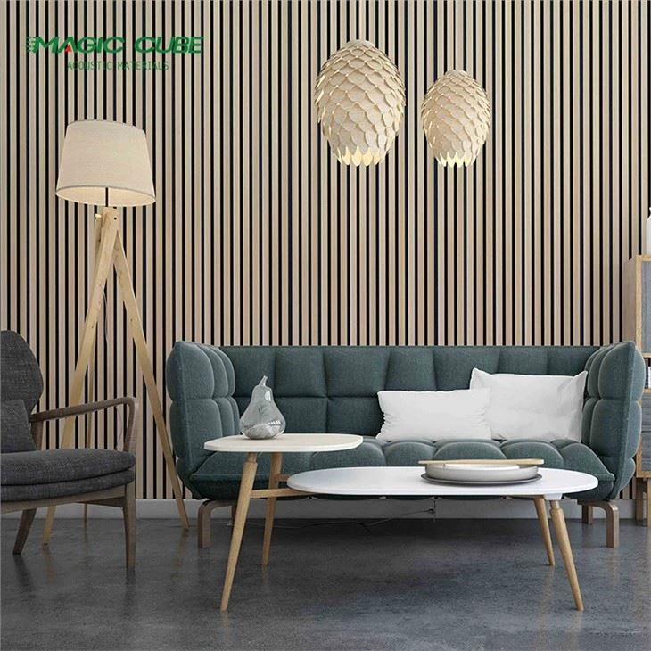 Decorative Soundproofing Wooden Slats Wall